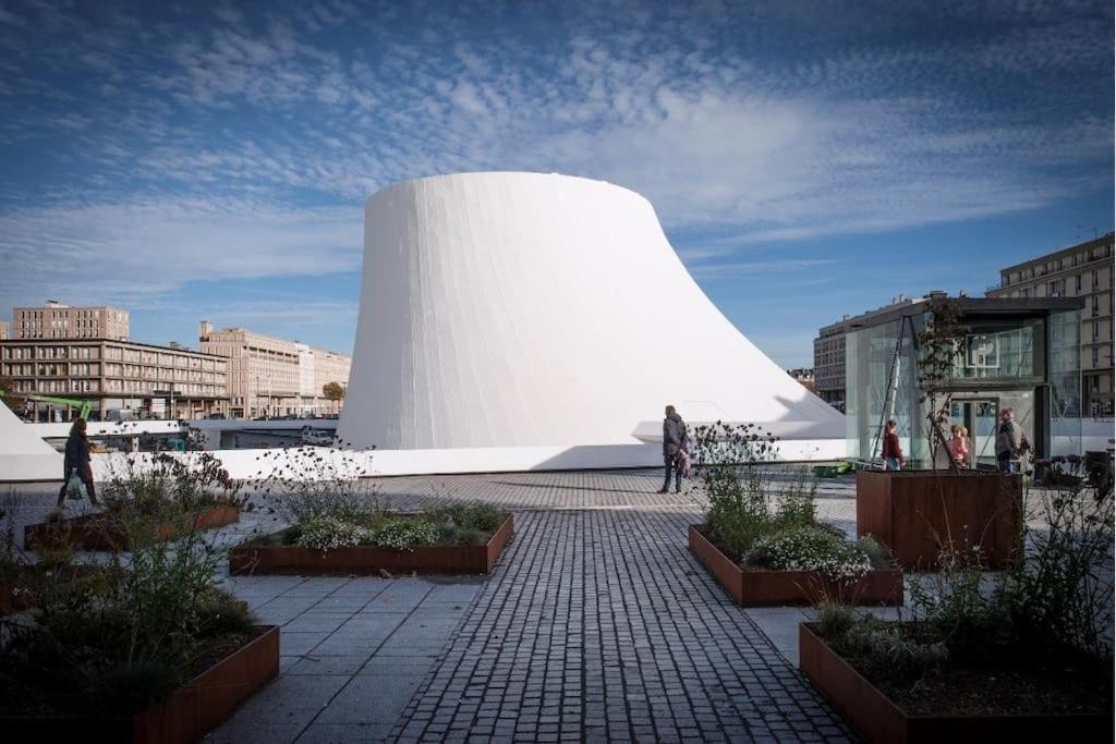 "L'Escapade Havraise" Studio Parking Gratuit Coeur De Ville Le Havre Exterior photo